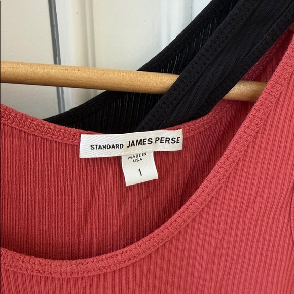 James Perse 2 Ribbed Tank Tops - Picture 3 of 3